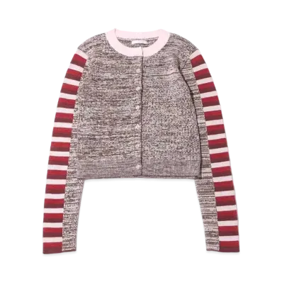 atmos pink Colorful Tight Cardigan "Pink"