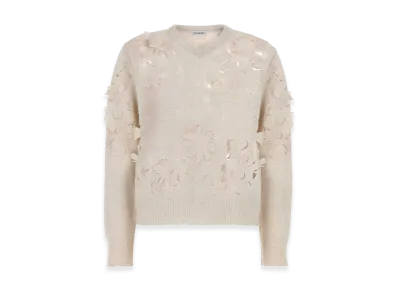 Burberry Women's Wool Sweater "Beige/Sand"