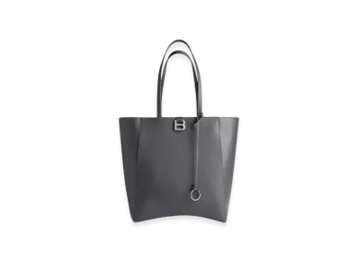 BALENCIAGA Hourglass Soft Tote Bag Medium "Grey"