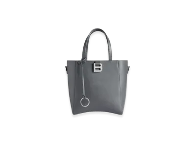 BALENCIAGA Hourglass Soft Tote Bag Small "Grey"