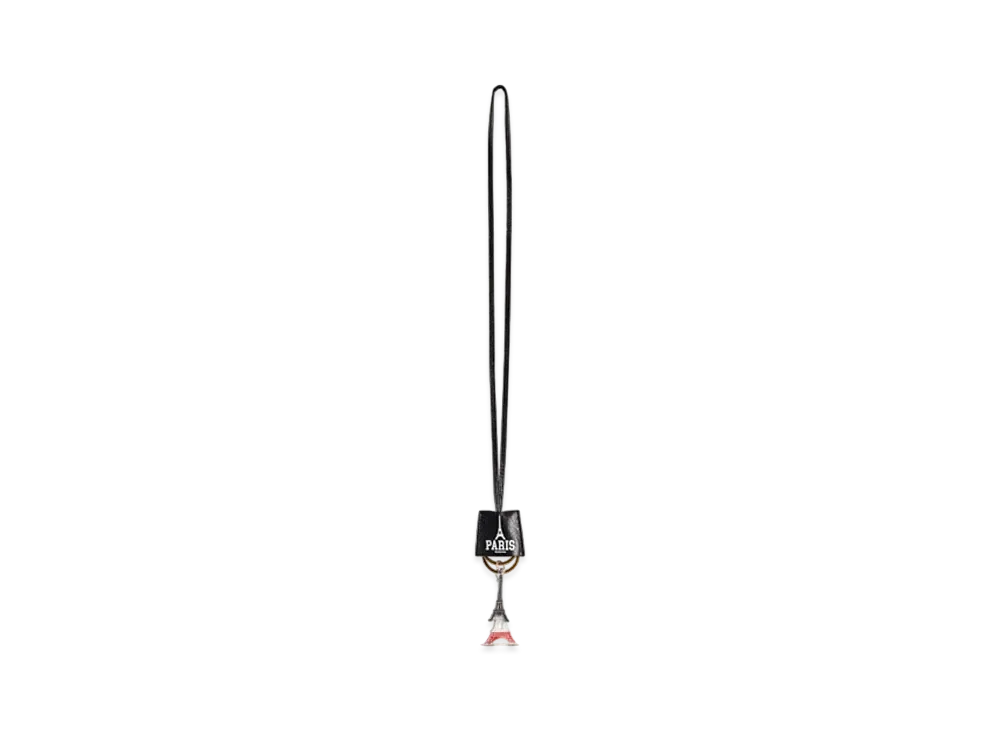 BALENCIAGA Rodeo Cloche Cle in Arena Lambskin, Aged-Silver Hardware"Black/White"