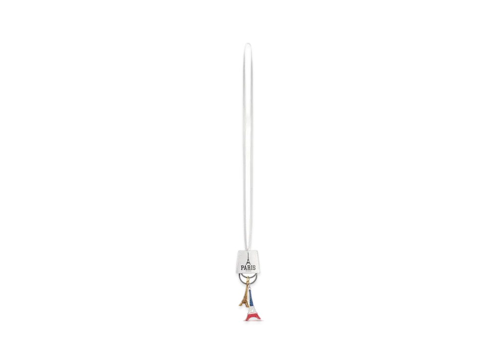 BALENCIAGA Rodeo Cloche Cle in Arena Lambskin, Aged-Silver Hardware "White/Black"