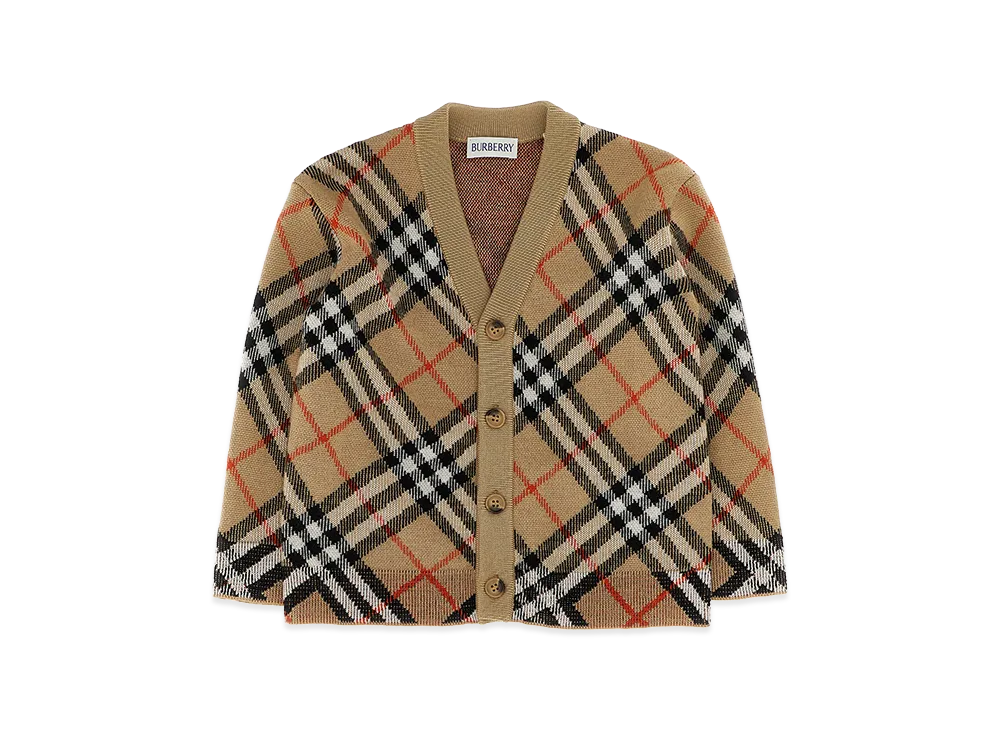 Burberry Kids Graham Cardigan "Beige"