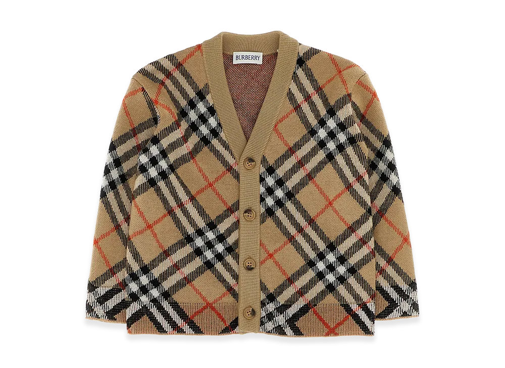 Burberry Kids graham Cardigan "Beige"