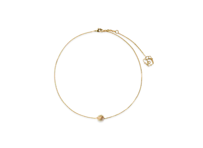 Burberry EKD Sphere Pearl Solitaire Necklace "Gold/Pearl"