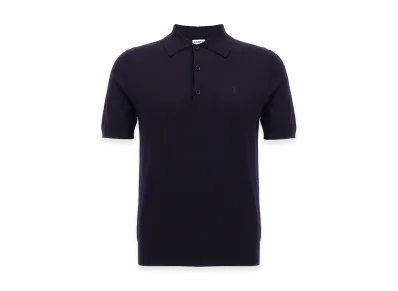 Burberry Wool Polo Shirt "Blue"