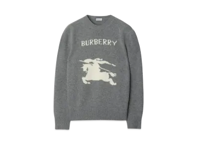 Burberry EKD Wool Cashmere Sweater "Grey"