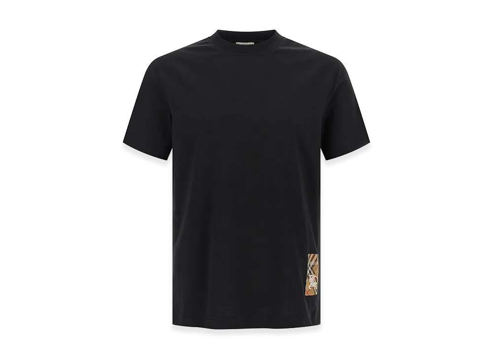 Burberry T-Shirt Patch Burberry Check "Black"