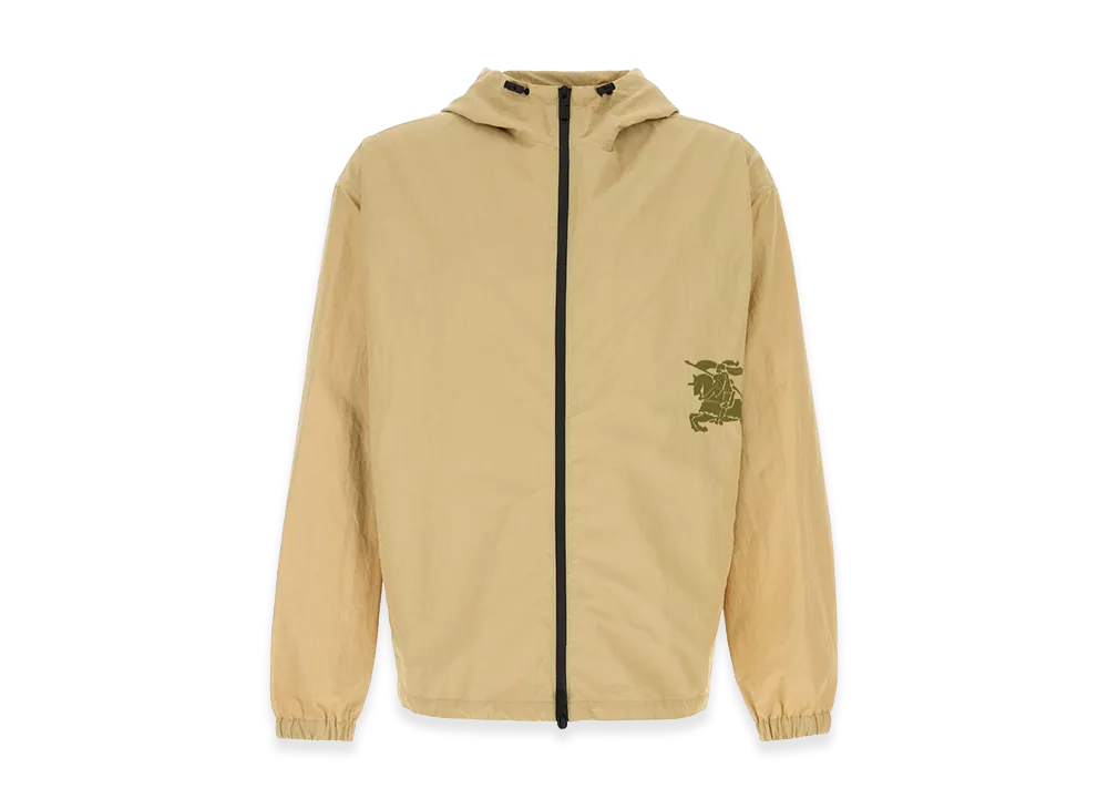 Burberry Nylon Blend Jacket "Beige"