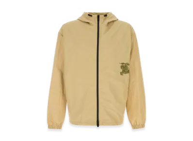 Burberry Nylon Blend Jacket "Beige"