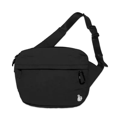 FR2 Rabbits Nylon Quilting Big Body Bag "Black"