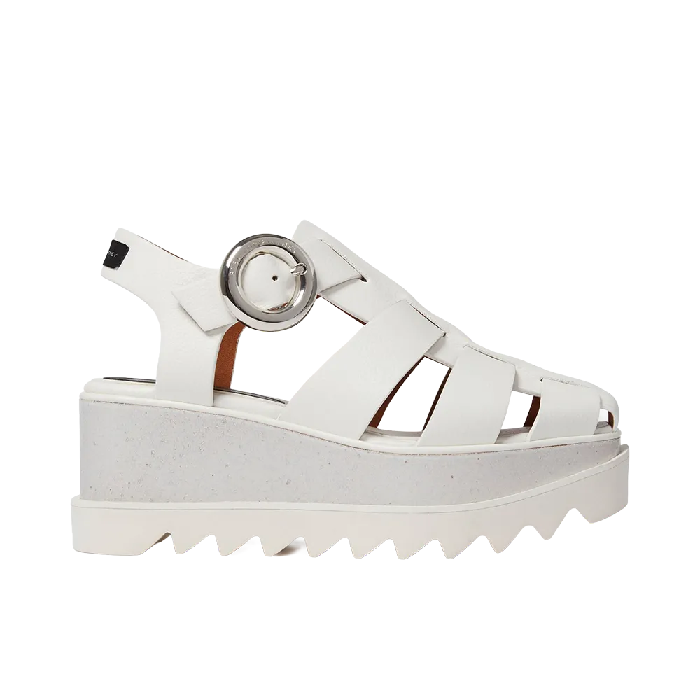 STELLA McCARTNEY Women's Elyse Platform Sandals "Ivory"