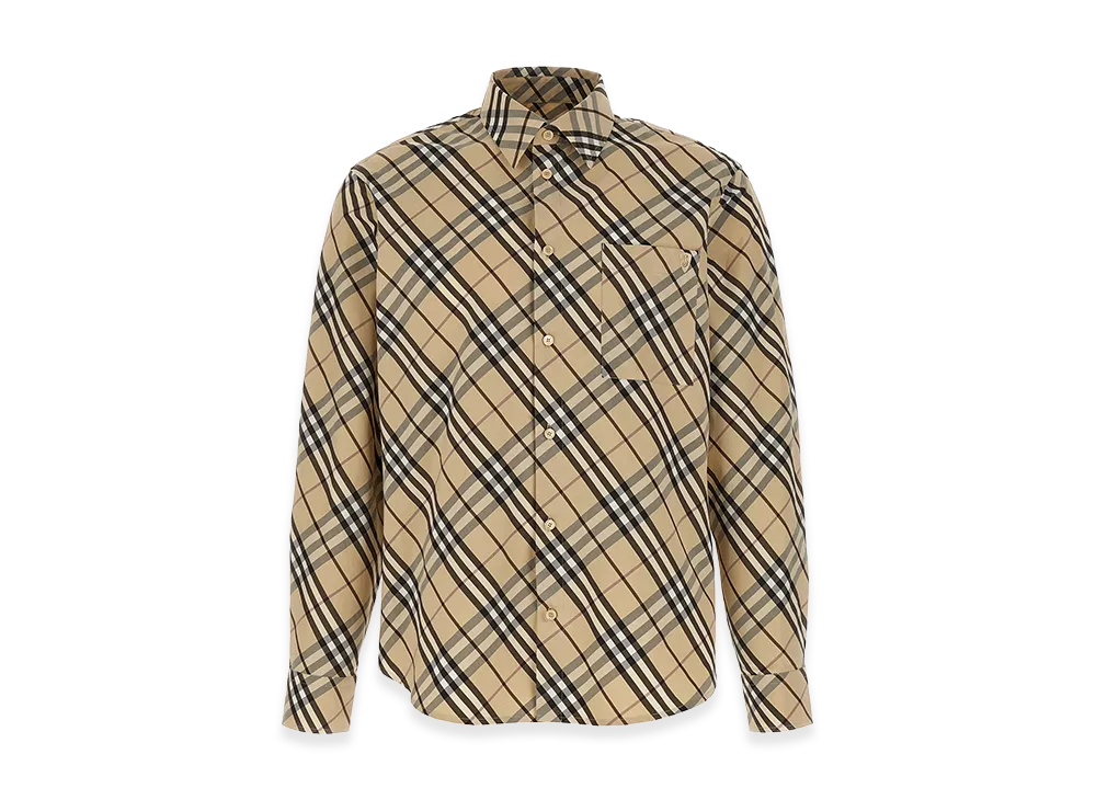 Burberry Check Shirt "Beige"