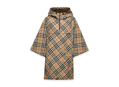Burberry Women's Packaway Cape "Checked"