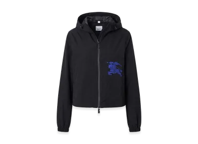 Burberry Women's Nylon Hooded Jacket "Black"