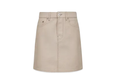 Burberry Women's Denim Mini Skirt "Sand Beige"