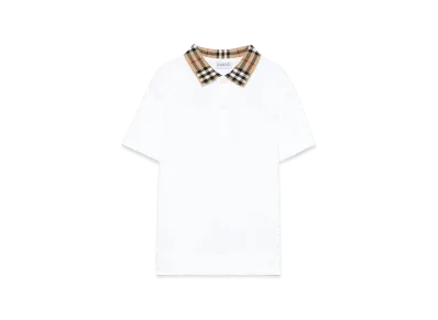 Burberry Kids Johane Polo Shirt "White"