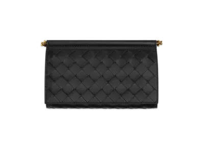 Bottega Veneta Solstice Large Flap Wallet "Black"
