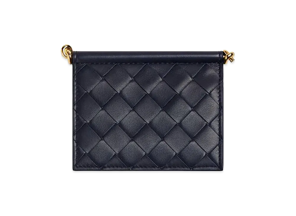 Bottega Veneta Solstice Business Card Case "Nocturnal"