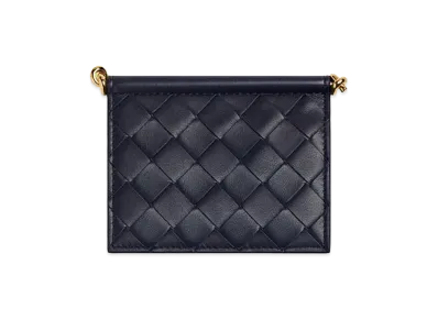 Bottega Veneta Solstice Business Card Case "Nocturnal"