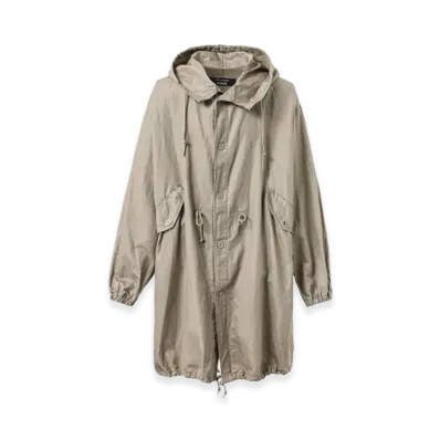 COMME des GARCONS HOMME Cotton Linen Mods Coat "Gray"