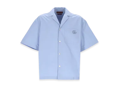 GUCCI Poplin Shirt "Light Blue"
