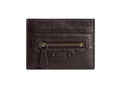 BALENCIAGA Le City Card Holder "Brown"