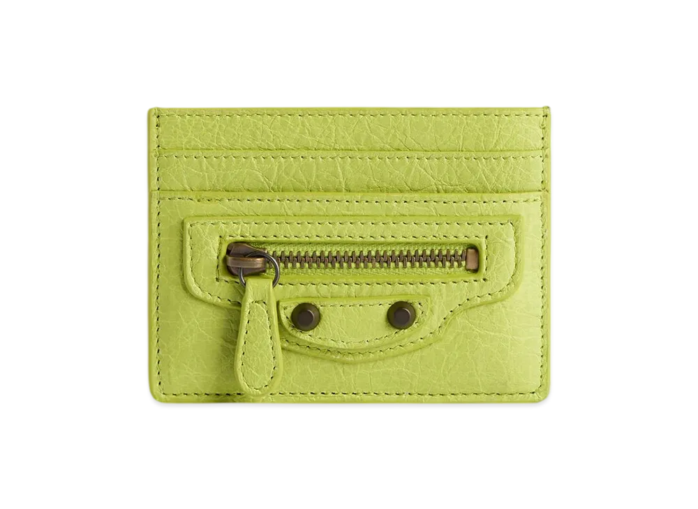 BALENCIAGA Le City Card Holder "Pistachio"