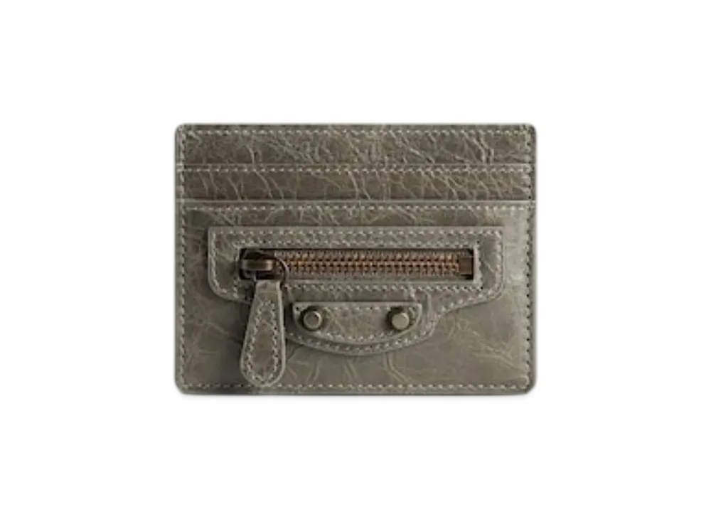 BALENCIAGA Le City Card Holder "Olive"