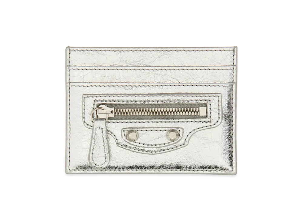 BALENCIAGA Women's Card Holder Le City "Silver"
