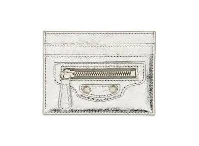 BALENCIAGA Women's Card Holder Le City "Silver"