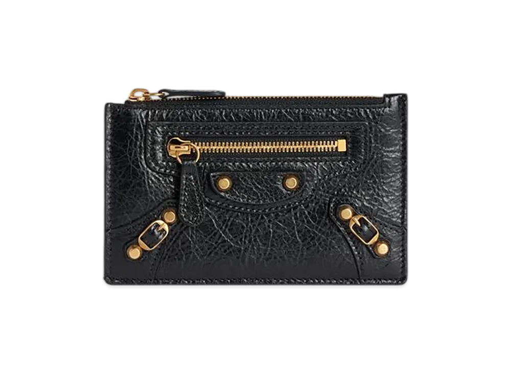BALENCIAGA Le City Long Coin & Card Holder "Black"