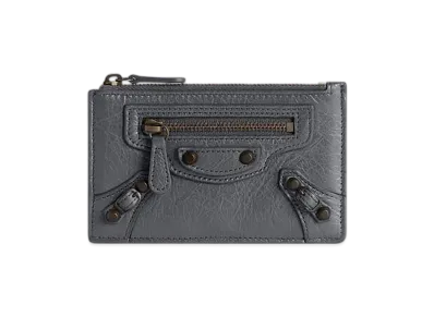 BALENCIAGA Le City Long Coin & Card Holder "Volcanic Rock"