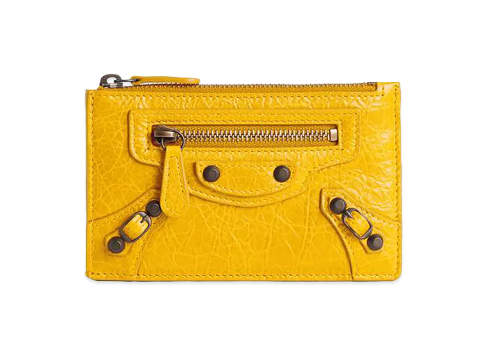 BALENCIAGA Women's Le City Long Coin & Card Holder "Marge Yellow"