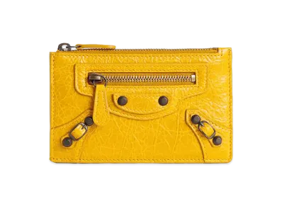 BALENCIAGA Women's Le City Long Coin & Card Holder "Marge Yellow"