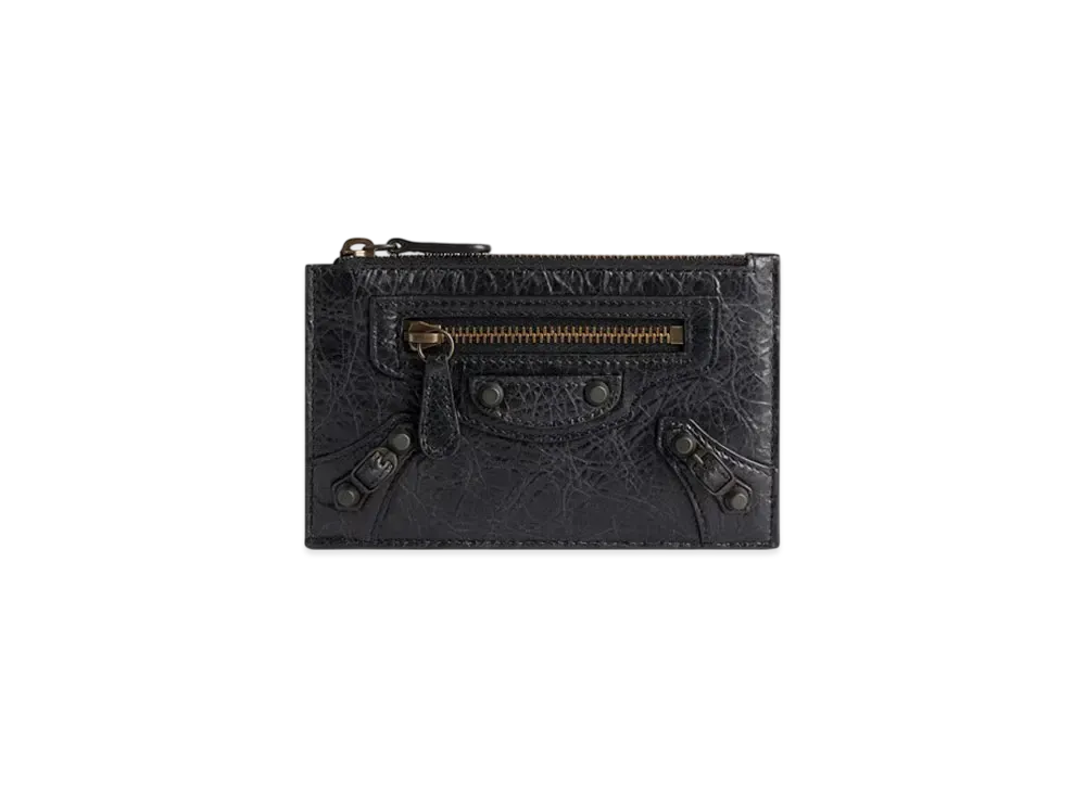 BALENCIAGA Le City Long Coin and Card Holder "Black"