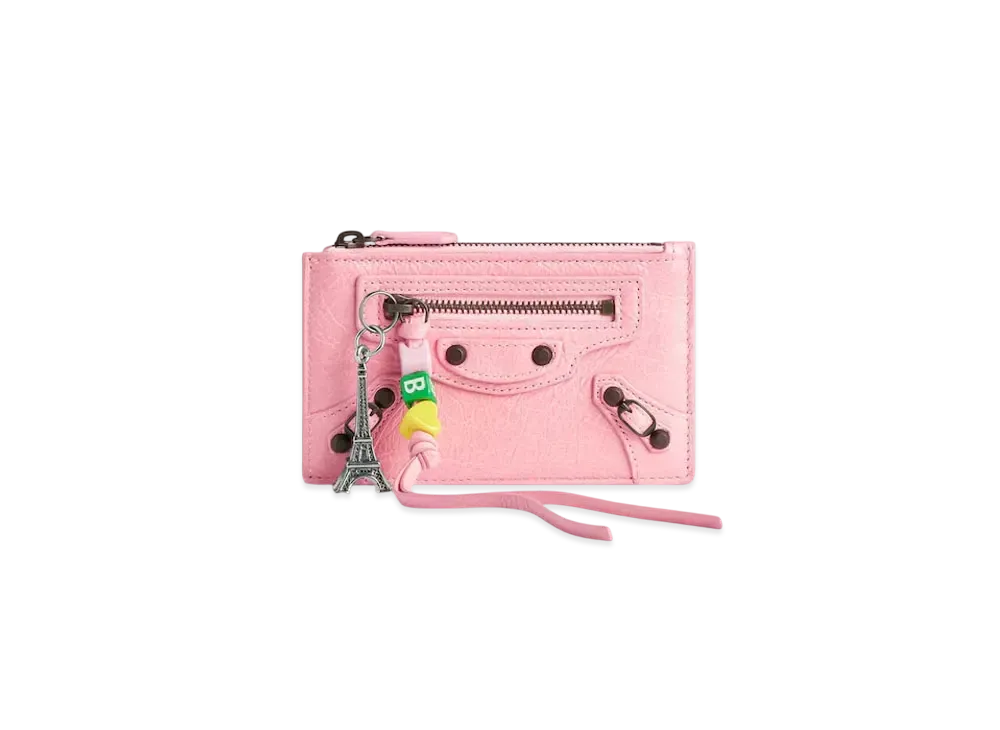 BALENCIAGA Le City Long Coin and Card Holder "Pink"