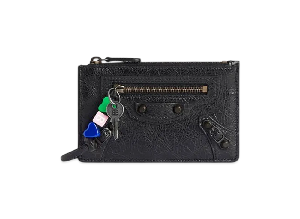 BALENCIAGA Le City Long Coin & Card Holder "Black"
