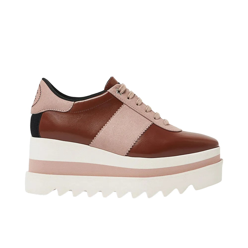 STELLA McCARTNEY Women's Sneak Elyse Platform Sneaker "Pecan/Shell"