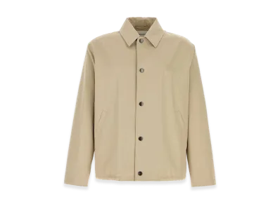 Burberry Cappuccino Gabardine Jacket "Beige"