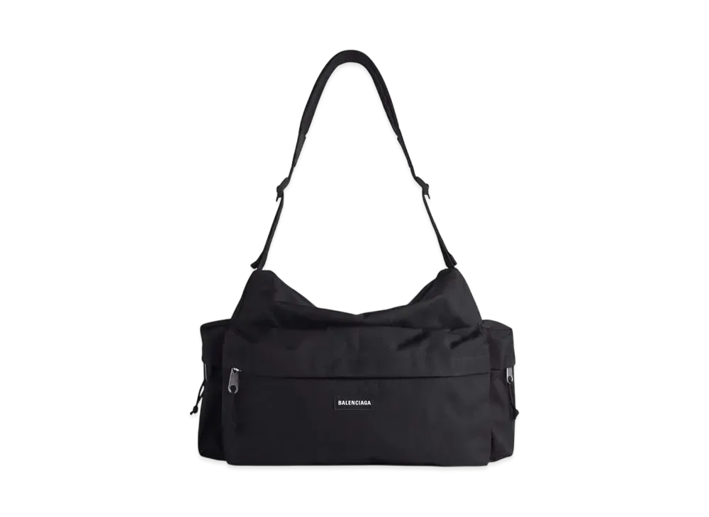 BALENCIAGA Explorer Medium Multipocket Weekender "Black"