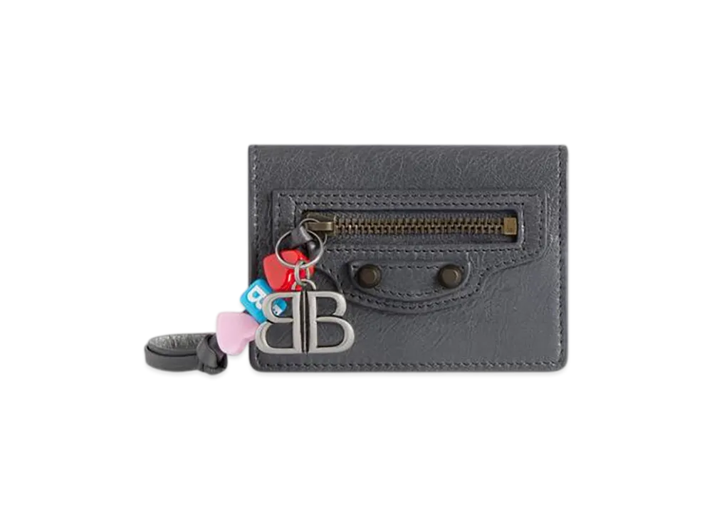 BALENCIAGA Le City Mini Wallet "Volcanic Rock"