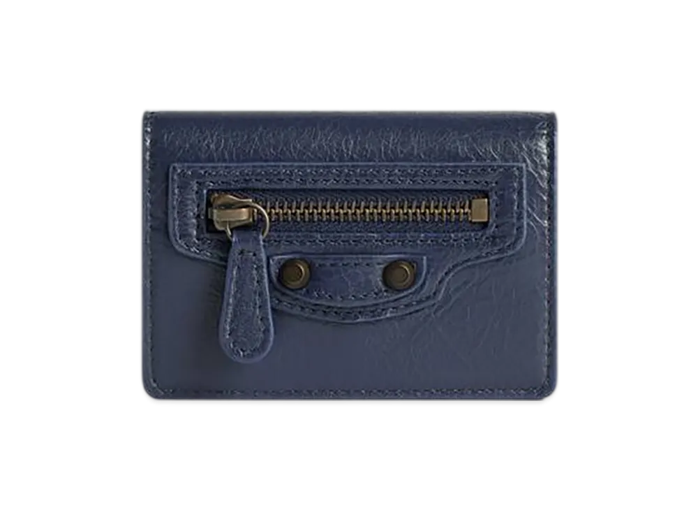 BALENCIAGA Le City Mini Wallet "Dark Marais"