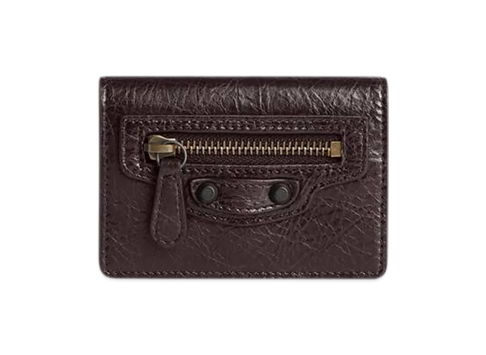 BALENCIAGA Le City Mini Wallet "Brown"