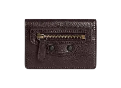 BALENCIAGA Le City Mini Wallet "Brown"