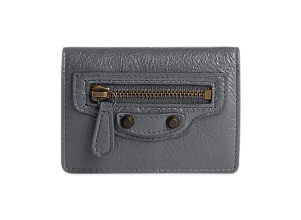 BALENCIAGA Le City Mini Wallet "Volcanic Rock"