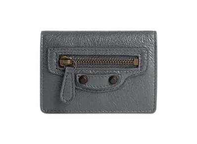 BALENCIAGA Le City Mini Wallet "Volcanic Rock"