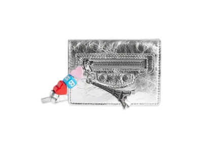 BALENCIAGA Le City Mini Wallet "Silver"