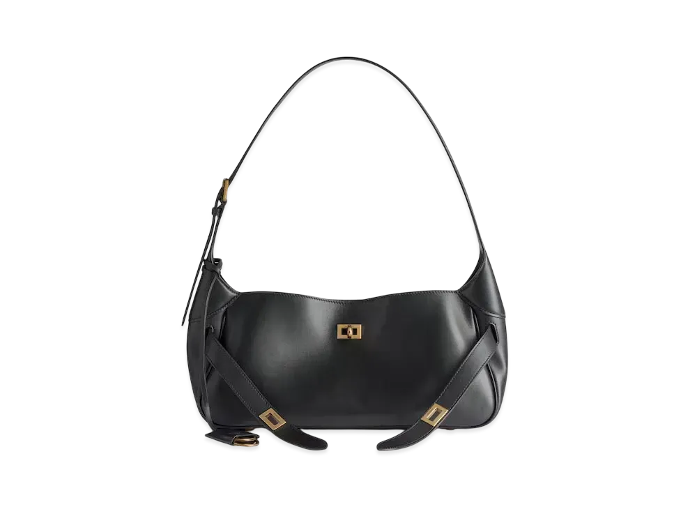 BALENCIAGA Bel Air Small Shoulder Bag "Black"