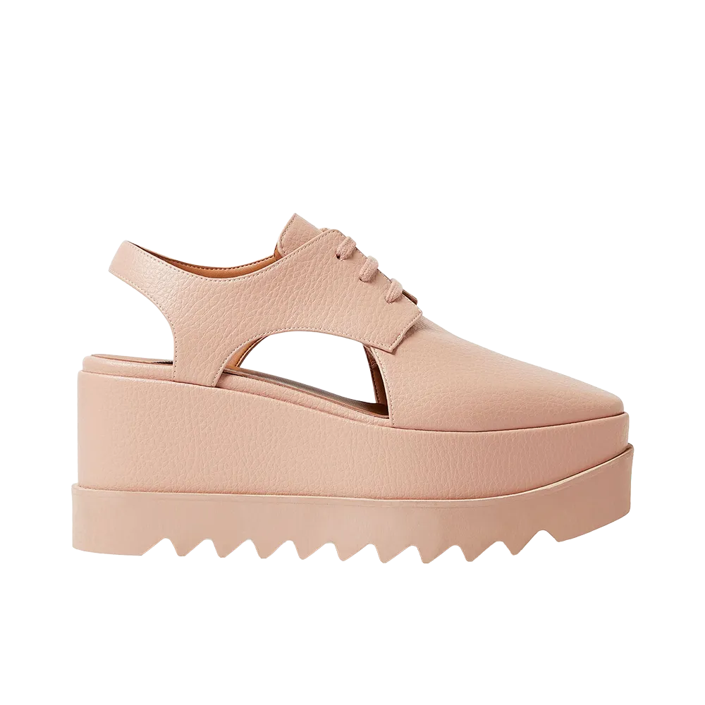 STELLA McCARTNEY Women's Elyse Slingback Platform Shoes "Beige"